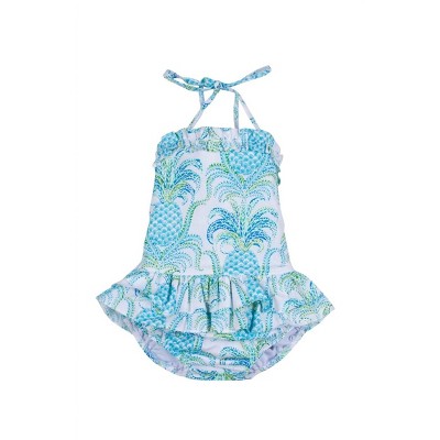Gender Neutral LINDA SUNSUIT FOR BABY GIRLS - Le Za Me