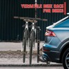 Car Bike Rack, Hitch Mount Bike Rack for 2-Bike, Steel Bicycle Carrier with Anti-Wobble Lock System, Hitch Tightener & Straps - 2 of 4