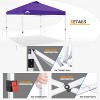 EAGLE PEAK 10x10 Pop Up Canopy Instant Tent w/ 4 Weight Bags - 4 of 4