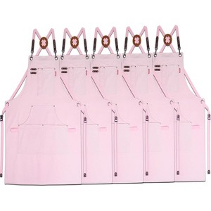 Heavy-Duty Multi-Pocket Canvas Apron - for Gardening, Painting, BBQ, Carpentry & More, Adjustable Sizes M to XXL for All Professions - 1 of 4