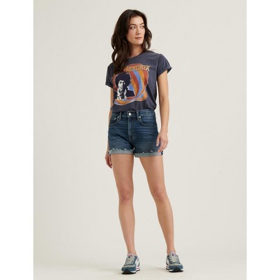 target womens jean shorts