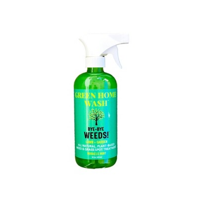 GREEN HOME WASH Bye-Bye Weeds Natural Weed and Grass Spot Treatment - 16oz