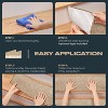 MBIGM Non-Slip Safety Rug, Stair Treads for Wooden Steps, Wood Treads for Steps, Ideal for Wooden Stairs, 15 pk - 4 of 4