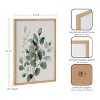 Kate & Laurel All Things Decor 12"x16" Gallery Modern Botanical Watercolor in Muted Teal Print by The Creative Bunch Studio Natural - 3 of 4