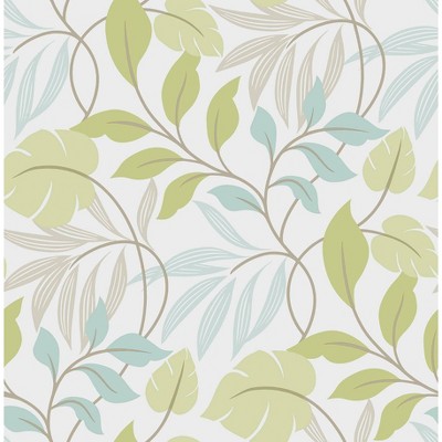 NuWallpaper Meadow Peel & Stick Wallpaper Blue/Green