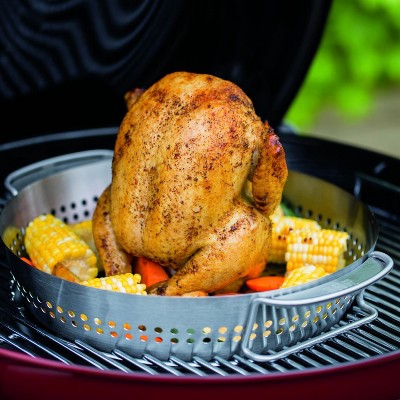 Weber  Stainless Steel Poultry Roaster 8838.