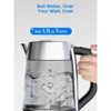 1.7L Glass Electric Kettle with Color-Changing LED, 7 Temperature Presets, Keep Warm Function, 1500W Fast Boil, Auto Shut-Off for Tea & Coffee - 2 of 4