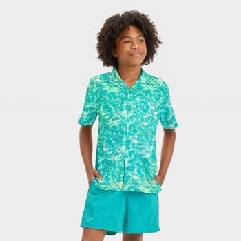 Boys' Printed Woven Shirt - All In Motion™