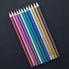 BAZIC Products® Metallic Colored Pencils, 12 Per Pack, 6 Packs - 3 of 4