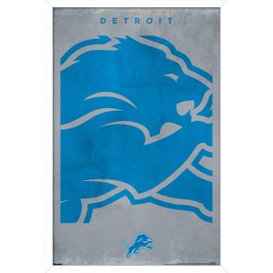Trends International NFL Detroit Lions - Logo 25 Framed Wall Poster Prints - 1 of 4