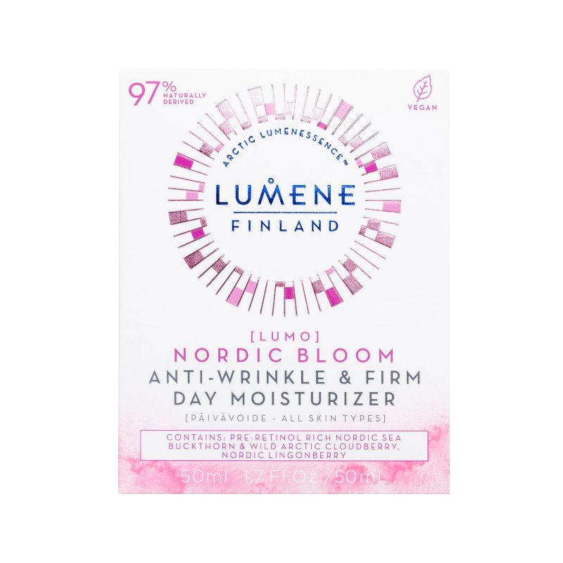 Lumene Nordic Bloom Anti-Wrinkle Day Face Moisturizer - 1.7 fl oz, 3 of 8