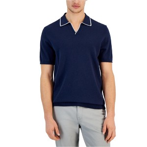 Alfani Mens Open-Collar Polo Sweater - 1 of 1