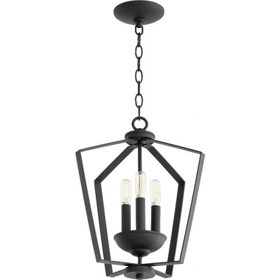 Quorum Lighting 3 - Light Chandelier in  Noir