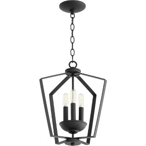 Quorum Lighting 3 - Light Chandelier in  Noir - 1 of 1