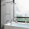 PROOX Triple Handle 2-Spray Tub and Shower Faucet - 3 of 4