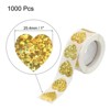 Unique Bargains Self-Adhesive Heart Decoration Sticker for Envelope Wedding 1000 Pcs - 2 of 4