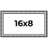 PosterPalooza | Panoramic Slim Profile Silver Frame - UV Acrylic, Foam Board Backing, Hanging Hardware - 2 of 4