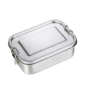 BRINJOY Stainless Steel Bento Box for Adults - Leak-Proof Lunch Box with 3 Compartments, Dishwasher Safe, Eco-Friendly (Free Seal Included) - 1 of 4