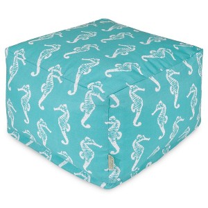 Majestic Home Goods,Ottoman Pouf Sea Horse - 1 of 4