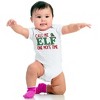 Christmas Call Me Elf One More Time Baby Romper Boys or Girls Brisco Brands - 4 of 4