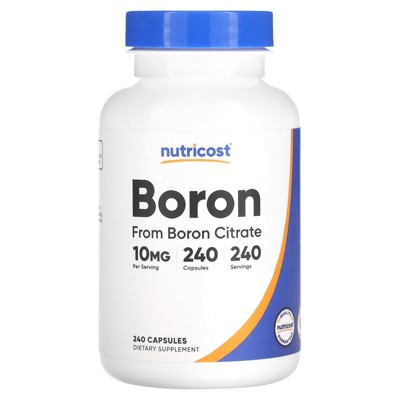 Nutricost Boron, 10 Mg , 240 Capsules : Target