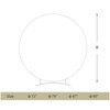 Round Backdrop Cover, Circle Backdrop Cover Round Fabric Photo Background for Photography Party Birthday Wedding  Home Decorations - 3 of 4