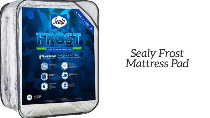 Sealy Frost Mattress Pad, 2 of 8, play video