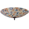 Chloe Lighting Koi Mosaic 2 Light Semi-Flush Ceiling Fixture 16" Shade - 3 of 3