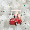 Gallerie II "Fore The Holidays" Santa Claus Golf Cart Christmas Tree Ornament - 2 of 4