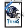 Trends International NFL Tennessee Titans - Drip Helmet 20 Framed Wall Poster Prints - 3 of 4