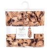 Touched by Nature Unisex Baby Organic Cotton Swaddle Blanket and Cap, Cookie, 0-6 Months - 2 of 3