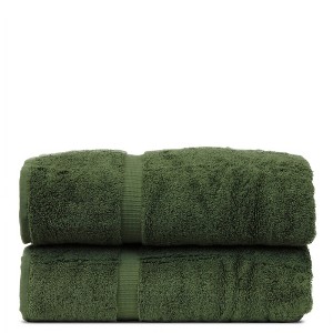BC BARE COTTON Luxury Hotel & Spa Towel Turkish Cotton Bath Towel Set (27x54 Inches) - 1 of 4