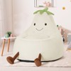 JIONJOY 31" Eggplant-Shaped Toddler Chair - Soft Plush Kids Sofa with Washable Cover, Ages 4-12 - 4 of 4