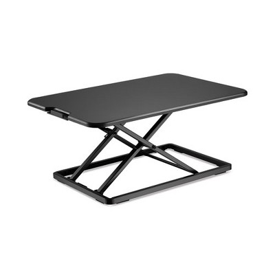 Black Adjustable Steel Standing Desk Converter