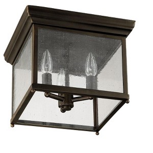 Capital Lighting 3 - Light Flush Mount in  Old Bronze - 1 of 2