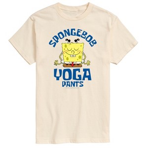 Men's - SpongeBob SquarePants - SpongeBob Yoga Pants Short Sleeve Graphic T-Shirt - 1 of 4