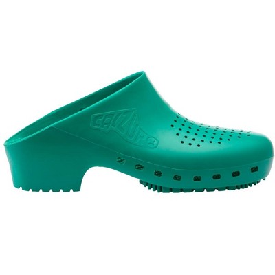Calzuro Adult Classic Clogs With Holes Green