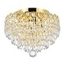 Elegant Lighting Century 4 light Chrome Flush Mount Clear Royal Cut Crystal - image 3 of 4