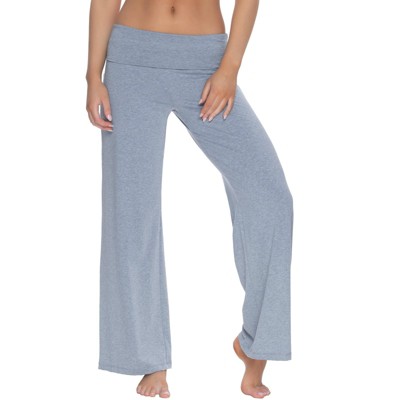 Felina | Organic Cotton Stretch Wide Leg Fold Over Pant