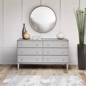Prepac Lux 6 Drawer Bedroom Dresser - 1 of 4