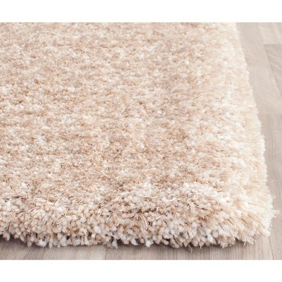 Champagne 6' x 9' Hand-Tufted Shag Area Rug