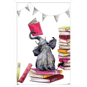 Trends International Snowtap - Elephant Books Framed Wall Poster Prints - 1 of 4