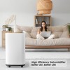 BestParts Portable Dehumidifier for Basement with Drain Hose, 50 Pint, Powerful Moisture Removal, 6L Tank - White - 4 of 4