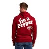 Dr Pepper I'm A Pepper Men's Red Long Sleeve Hooded Sweatshirt - 4 of 4