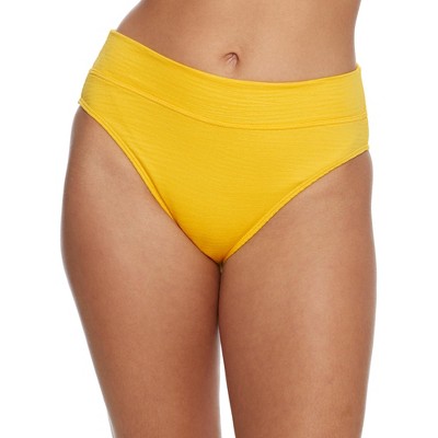 Bare Women's High-waist Bikini Bottom - S20296 3xl Dandelion : Target