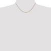 Black Bow Jewelry 1mm, 14k Yellow Gold, Diamond Cut Solid Spiga Chain Necklace - 2 of 4