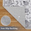Area Rug 9x12 Large Washable Rugs for Living Room Non Slip Low Pile Aesthetic Carpet Indoor - 4 of 4