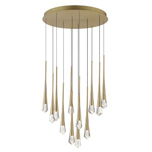 ET2 Lighting Pierce 12 - Light Pendant in  Gold - 1 of 4