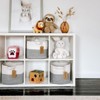 Aoibox Woven Rope Storage Baskets with Handles Decorative Rectangular Organizer Bins Neutral Color 13x10x9in 3 Pack - 3 of 4