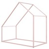 Twin Size Metal House Bed with Roof for Kids,Teens - 4 of 4